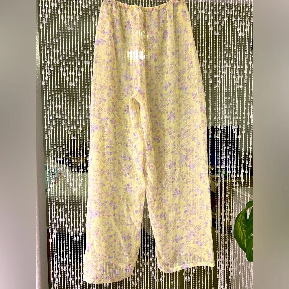 SARAH SPENCER SHEER PAJAMA BOTTOMS - Picture 4 of 6